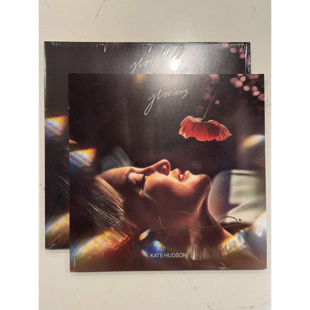 Kate Hudson AUTOGRAPHED Glorious Dark Teal Colored Vinyl LP Record SIGNED #3